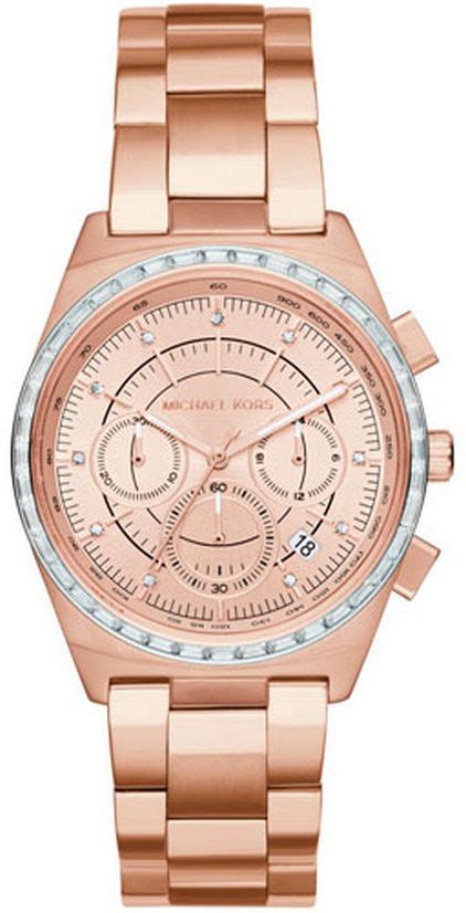 Women's Michael Kors Vail Chronograph Rose Gold Watch MK6422